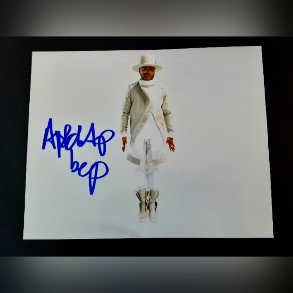 The Black Eyed Peas signed photo Apl de ap autograph hip hop rap